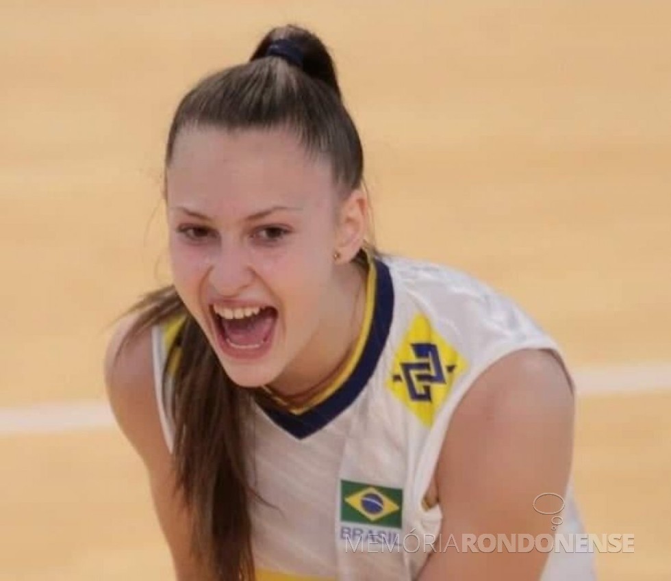 || Atleta rondonnse Ana Luiza Rüdiger que foi convocada para a Seleção Brasileira de Vôlei, em abril de 2021.
Imagem: Acervo O Presente - FOTO 14 - 