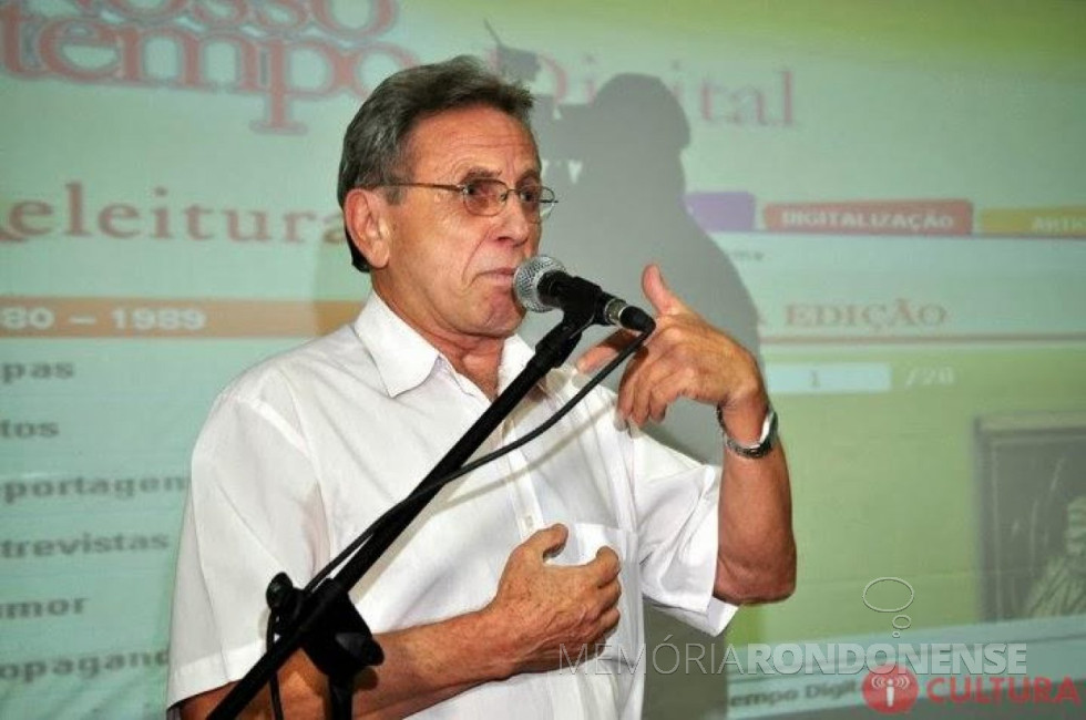 || Jornalista Juvêncio Mazzarollo, último preso político do Governo Militar de 1964, ele libertado em abril de 1984.
Imagem: Acervo HF2 - FOTO 10 -