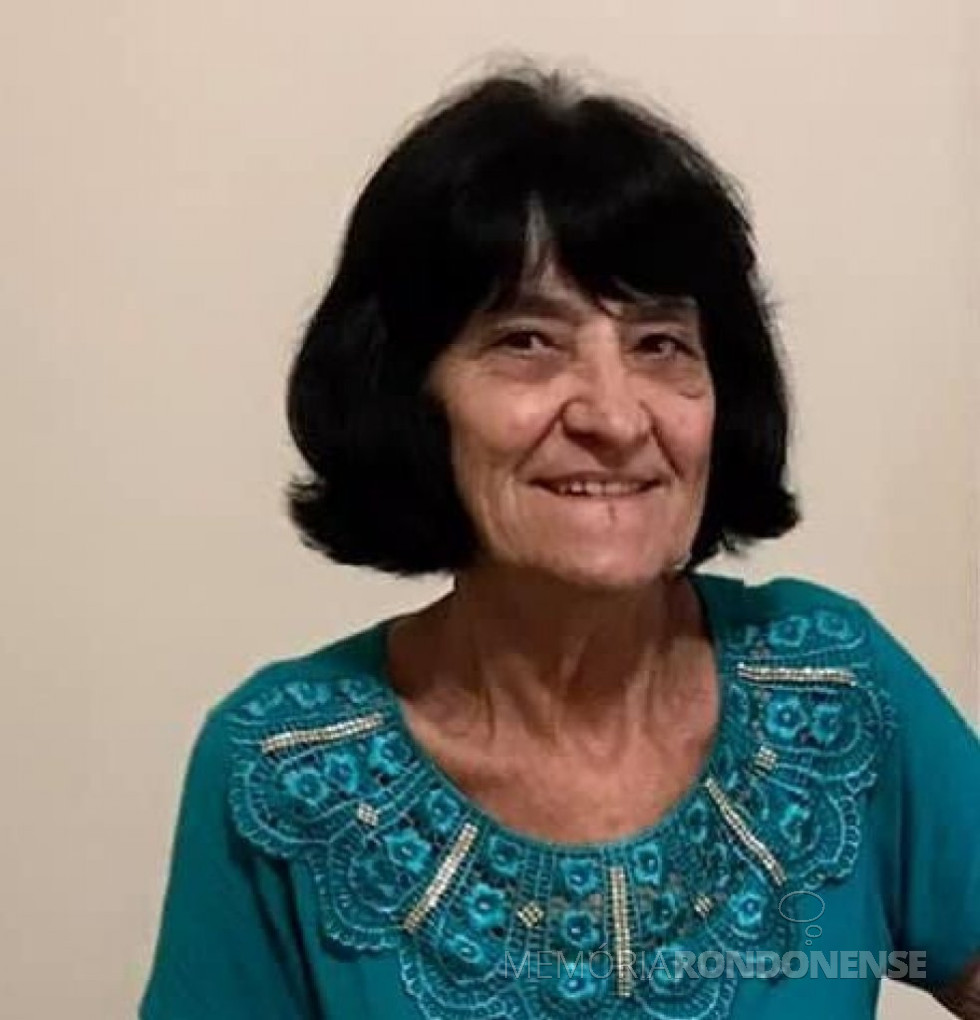 || Lisônia Allebrandt Schallenberger, moradora do município de Nova Santa Rosa, falecida em abril de 2021.
Imagem: Acervo Portal Rondon - FOTO 13 -