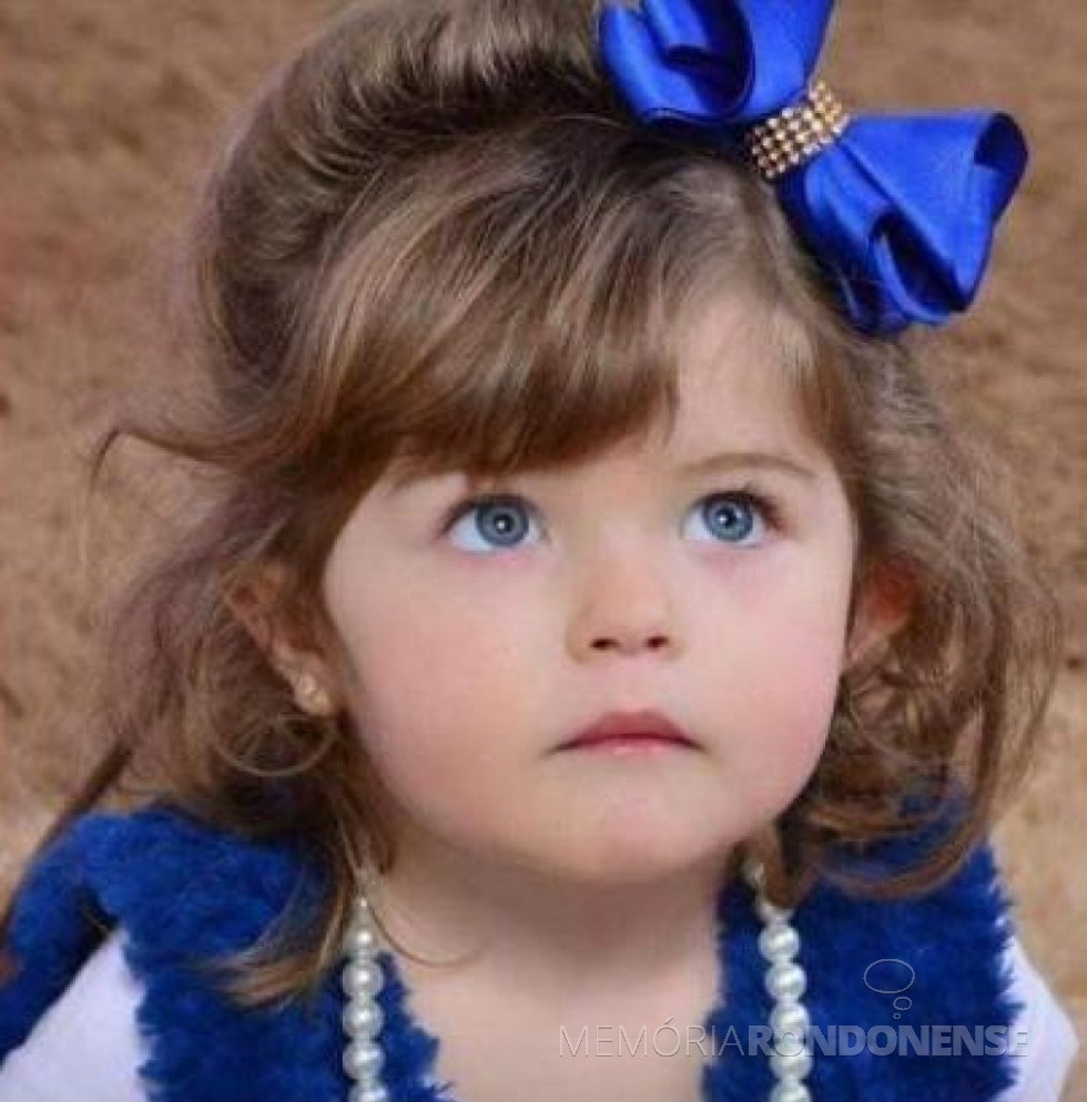 || Menina rondonense Isadora Chiapetti, falecida em maio de 2021.
Imagem: Acervo Daiana Gentilini - FOTO 22 -