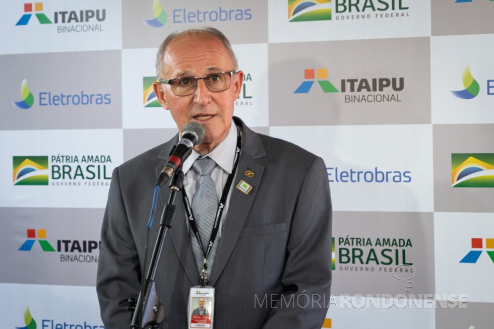 || General João Francisco Ferreira que assumiu a direção-geral  brasileira da Itaipu Binacional, em abril de 2021.
 Imagem: Acervo Itaipu Binacional - FOTO 26 -