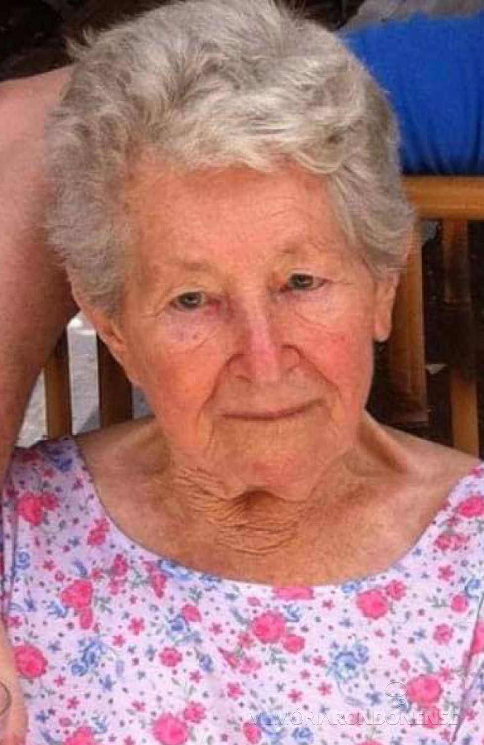 || Rondonense Rosa Helena Christmann, falecida em abril de 2014.
Imagem: Acervo Natana Christmann - FOTO 9 -