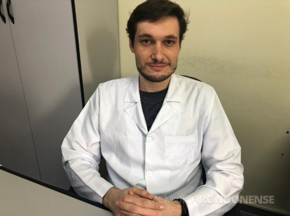 || Médico Thiago Lucietto Krilow, diretor-clínico da Unidade de Pronto Atendimento (UPA) de Marechal Cândido Rondon.
Imagem: Acervo Imprensa - PM-MCR - FOTO 25 -