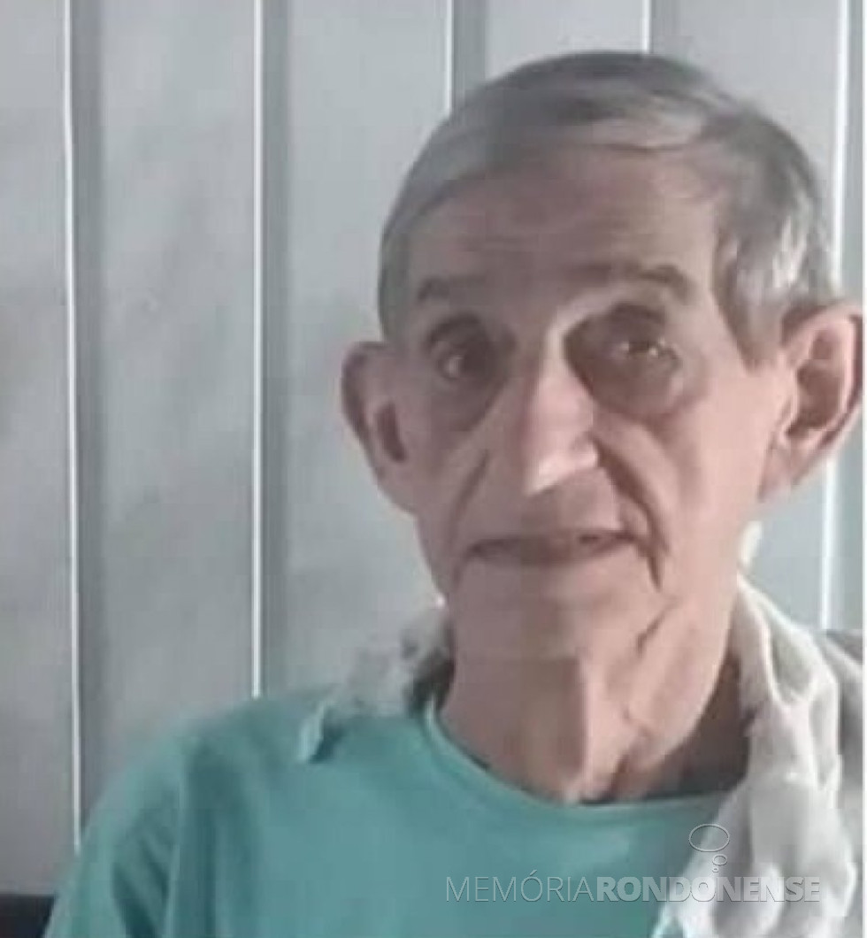 || Pioneiro rondonense Alcidio Kempfer, falecido em junho de 2021, na cidade de Sinop (MT).
Imagem: Acervo da família - FOTO 12 -