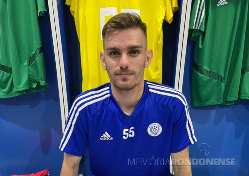 || Atleta rondonense de futsal, Lucas Hansel, contratado pelo Al Nasr, de Dubai, em julho de 2021.
Imagem: Acervo O Presente - FOTO 29 -