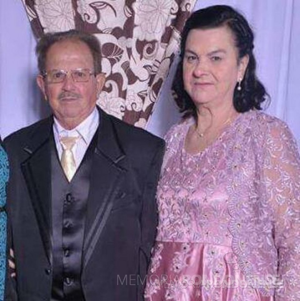 || Casal Laurentinos e Luiza Conrat, ele falecido em julho de 2018.
Imagem: Acervo Valdeci Conrat - FOTO 10 - 