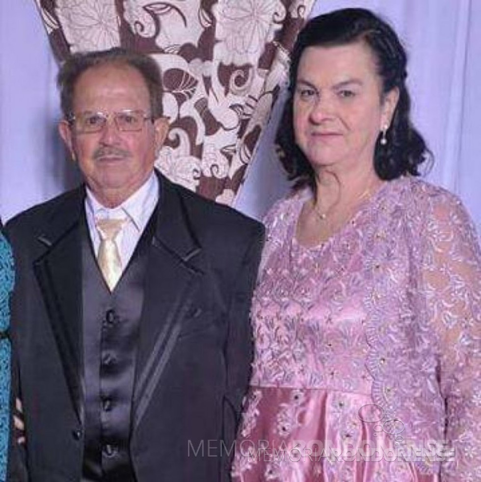 || Casal rondonense Laurentinos e Luiza Conrat, ele falecido em julho de 2018.
Imagem: Acervo Valdeci Conrat - FOTO 10 -