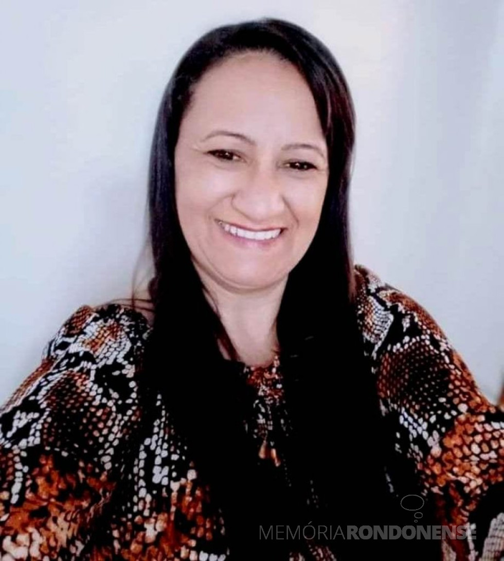 || Professora rondonense Nildece de Oliveira Schoerder,  falecida em final de junho de 2021.
Imagem: Acervo Prefeitura Municipal de Marechal Cândido Rondon - FOTO 31 -