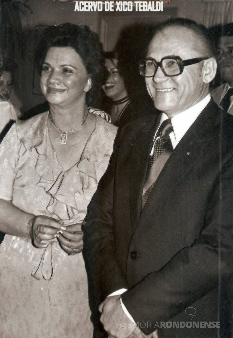 || Paranaense Roberto Wypich com esposa, ele falecido em agosto de 2020, na cidade de Anápolis, Goiás. 
Imagem: Acervo identificado no cromo - FOTO 19 -
