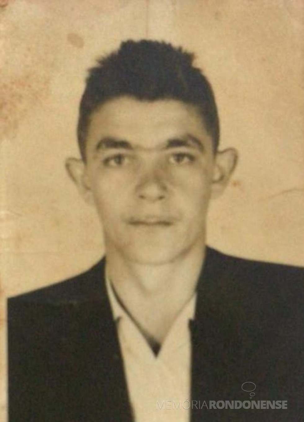 || Pioneiro rondonense Mildon Kempfer,  falecido em agosto de  1976.
Imagem: Acervo Ivete Irani Borth - FOTO 7 -