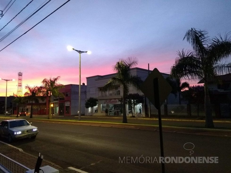 || Amanhecer na cidade de Quatro Pontes, em 29 de agosto de 2021.
Imagem: Acervo e crédito Afonso Francener - FOTO 17 -