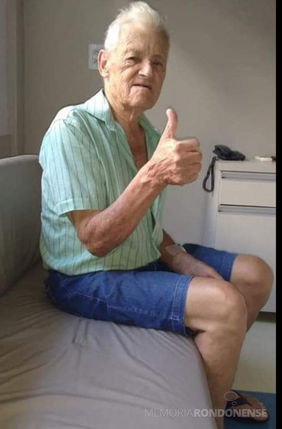 || Pioneiro rondonense José Fernando Kammer, falecido em dezembro de 2019.
Imagem: Acervo Capela S. Paulo de Vila Curvado - FOTO 17 -