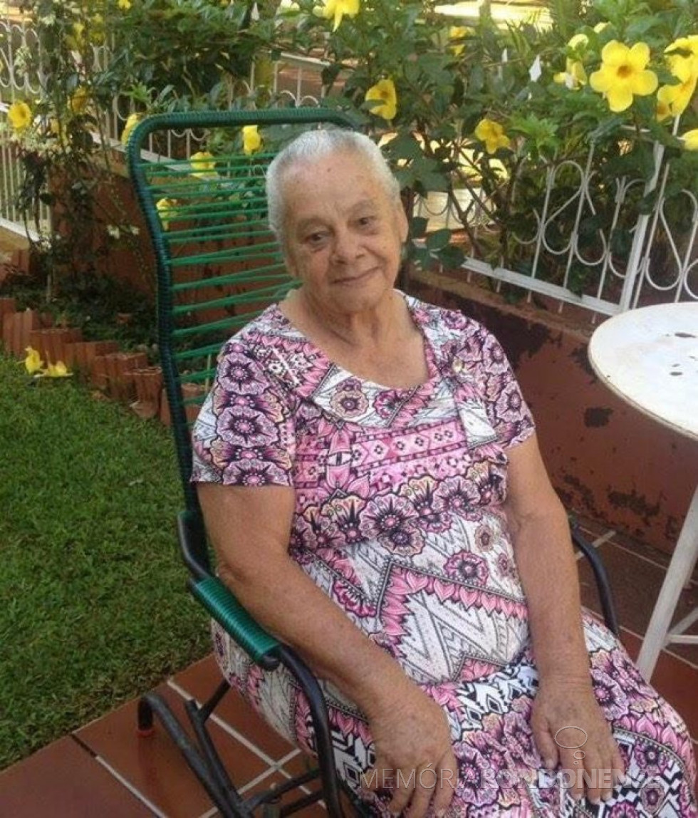 || Pioneira rondonense Helena Hoppe, conhecida em Porto Mendes como