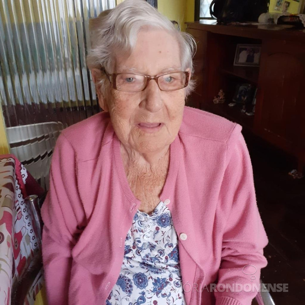 || Pioneira rondonense Virica (nascida Zart) Poersch, falecida em final de dezembro de 2021.
Imagem: Acervo Florriano Poersch - FOTO 15 -