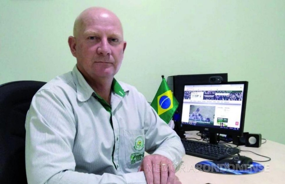 || Agricultor Edio Chapla reconduzido à presidência do Sindicato Rural Patronal de Marechal Cândido Rondon, em dezembro de 2021.
Imagem: Acervo O Presente - FOTO 15 -