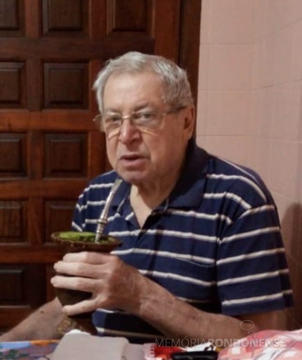 || Pioneiro Renato Inácio Leobet, de Quatro Pontes, falecido em abril de 2022.
Imagem: Acervo Afonso Francener - FOTO 17 -
