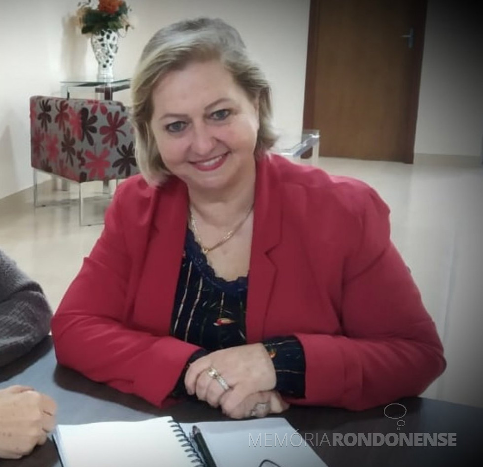 || Empresária rondonense Mirta Steinmacher que assumiu a presidência da Associação Beneficente Lar Rosas Unidas, em começo de abril de 2022.
Imagem: Acervo O Presente - FOTO 30 -