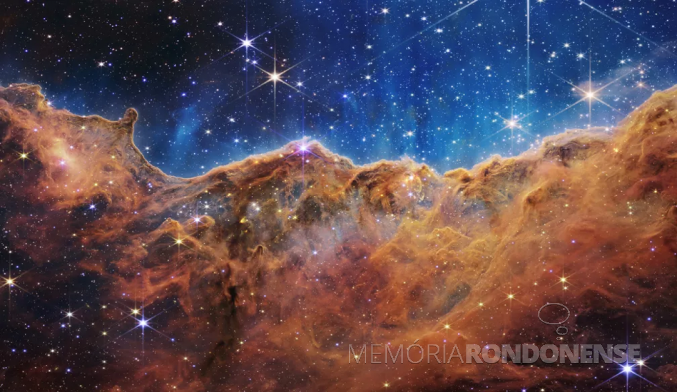 || Nebulosa de Carina, em nova foto do telescopio James Webb, em julho de 2022.
Imagem: Acervo Nasa - FOTO 14 -