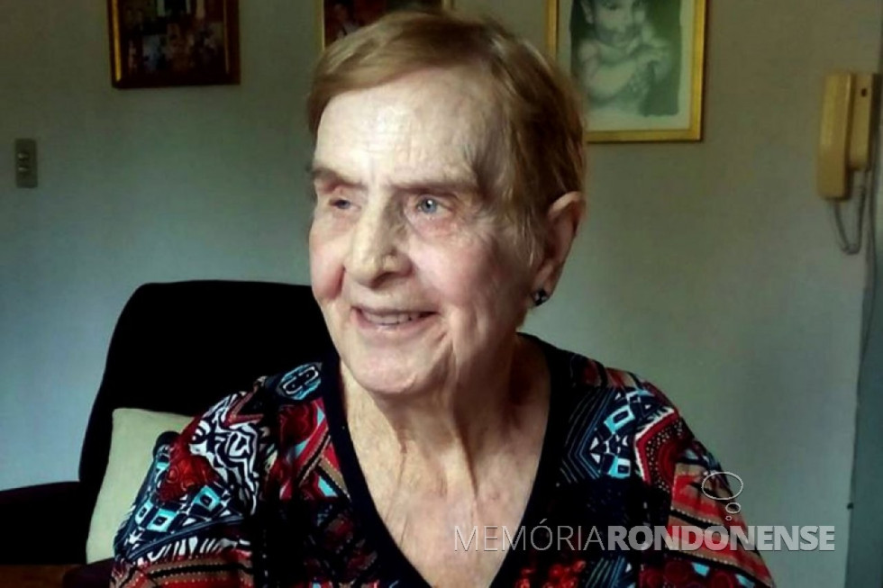 || Rosa Maria Zeni da Rocha, pioneira de Toledo (PR), falecida em julho de 2016.
Imagem: Acervo Município de Toledo - FOTO 18 -