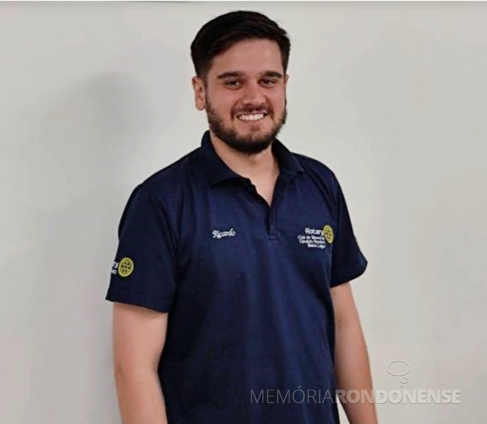 || Rondonense Ricardo Augusto Vollrath que assumiu a presidência do Rotary Club Marechal Cândido Rondon Beira Lago, em junho de 2022.
Imagem: Acervo Aqui Agora. net - FOTO 33 -