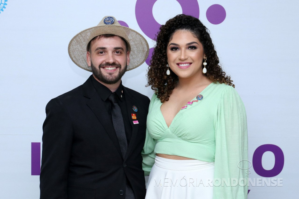 || Matheus Panazollo Rosa que assumiu a presidência do Rotaract de Marechal Cândido Rondon,  junto com a sua antecessora Luana Porto Thomé, em junho de 2022.
Imagem: Acervo e crédito de Rafael Miguel Sturm  - FOTO 35 -