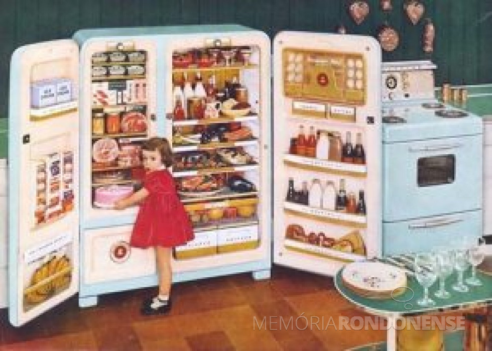|| Modelo super do refrigerador doméstico da Kelvinator.
Imagem: Acervo Guia dos Curiosos - FOTO 5 -