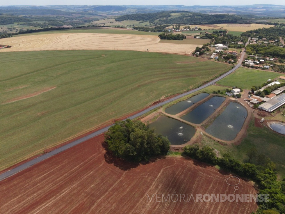 || Asfaltamento da estrada (parte sede distrital de São Roque à Linha Cinco Cantos, concluído em janeiro de 2022.
Imagem: Acervo Imprensa PM-MCR - FOTO 26 -