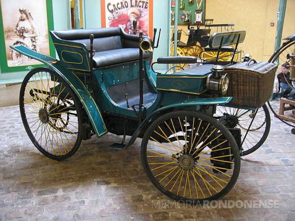 || Peugeot Type 3 idêntico ao que pertenceu a Alberto Santos Dumont,  em museu da marca na França. - FOTO 3 - 