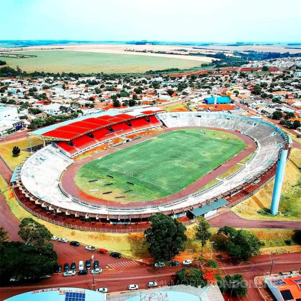 || Estádio Olímpico Regional, da cidade de Cascavel, em foto de 2020.
Imagem: Acervo Projeto Memória Rondonense - FOTO 10 -