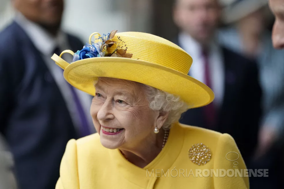 || Rainha Elizabeth II, soberana da Grâ-Bretanha, falecida em setembro de 2022.
Imagem: Acervo G1 - FOTO 10 -