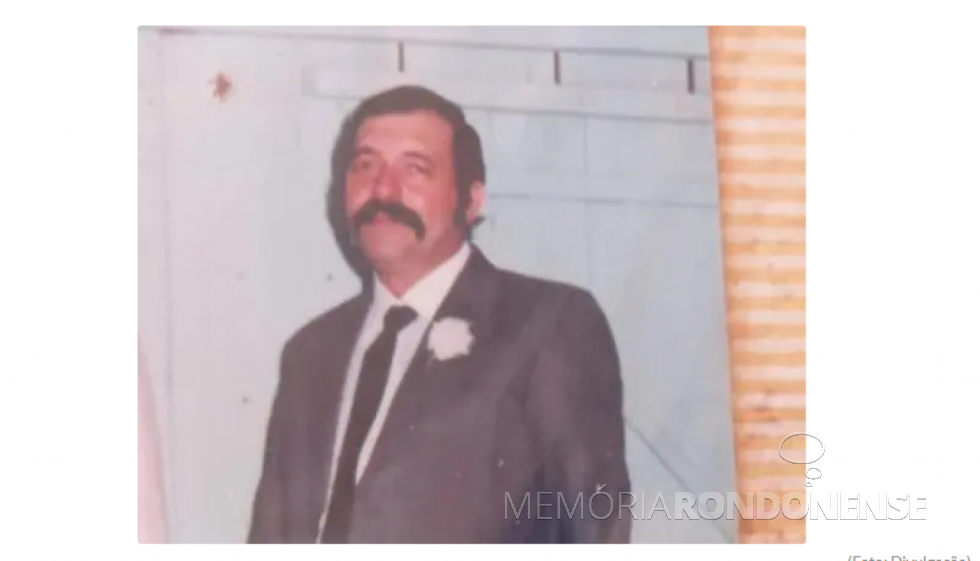 || Empresário Bertino Lemonje, do município de Mercedes, falecido em julho de 2022.
Imagem: Acervo O Presente - FOTO 20 - 