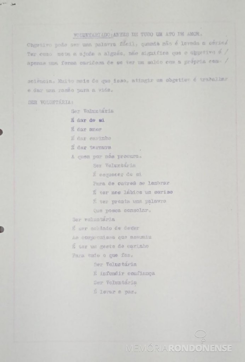 || Parte final do Boletim nº 01 da APAE de Marechal Cândido Rondon, de janeiro de 1977.
Imagem: Acervo Câmara Municipal de Marechal Cândido Rondon (PR) - FOTO 19 -