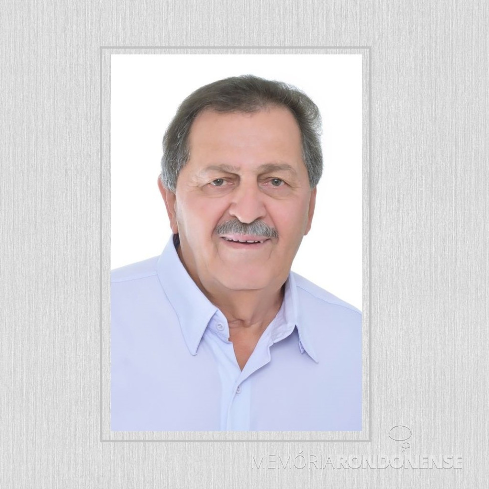 || Paulo Brandt, ex-vice prefeito, ex-prefeito, ex-  vereador de Quatro Pontes, falecido em novembro de 2022.
Imagem: Acervo Imprensa - PM-QP - FOTO  9 -