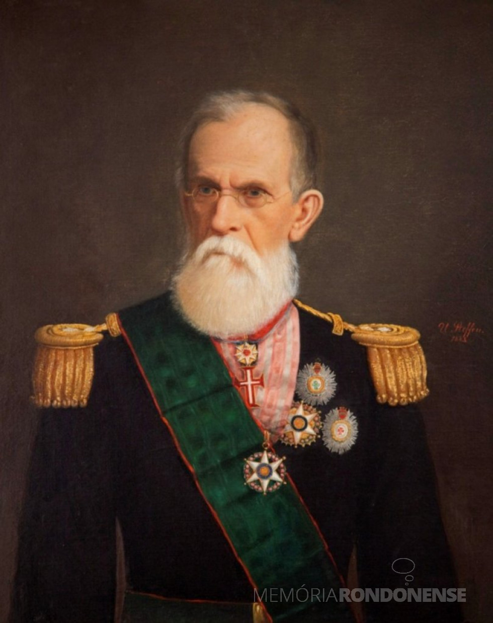 || Marechal Henrique Pedro de Beaurepaire-Rohan, enquanto major imperial, incumbido da comissão encarregada de traçar um projeto para a abertura de uma estrada desde Guarapuava até as margens do Rio Paraná, em 1847.
Imagem: Acervo O Passado do Brasil/Facebook - FOTO 2 -