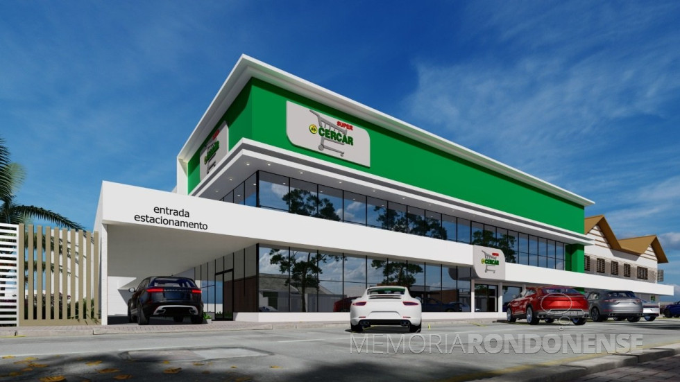 || Prédio revitalizado, ampliação do supermercado e recomposição da fachada do Supermercado Cercar, inaguradas em dezembro de 2022.
Imagem:Acervo da Cooperativa - FOTO 25 -