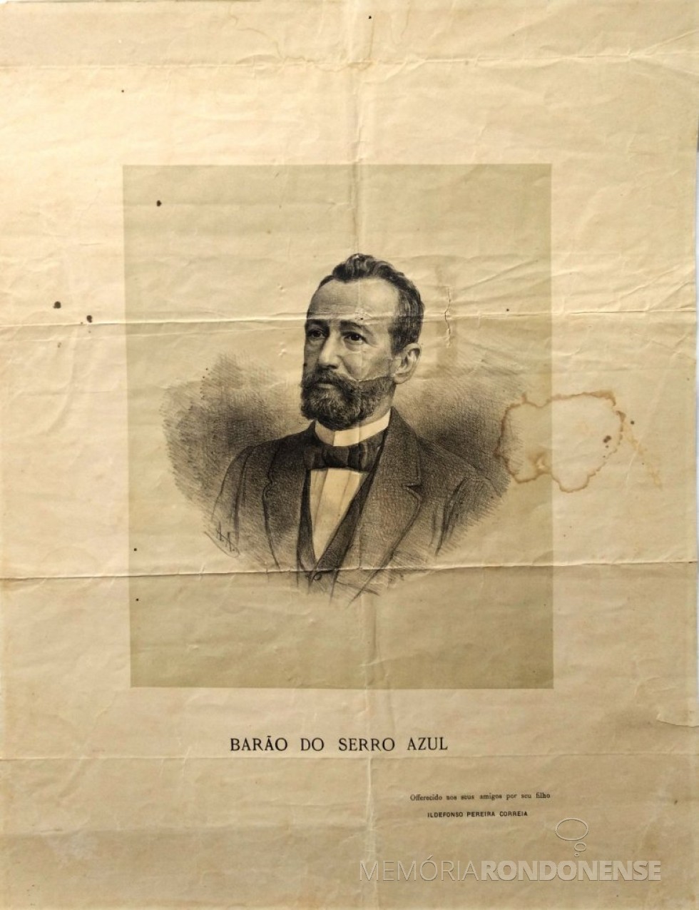 || Ildefonso Pereira Correia (Barão do Serro Azul), 1º presidente da Associação Comercial do Paraná, fundada em julho de 1890.
Imagem: Acervo Cassiano Lacerda (Curitiba) - FOTO 2 - 