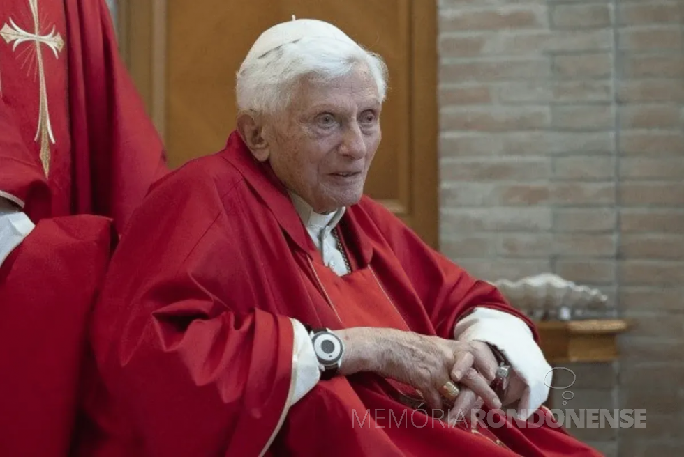 || Papa Bento 16 (cardeal Joseph Ratzinger), falecido em final dezembro de 2022.
Imagem: Acervo A Tribuna - FOTO 27 - 