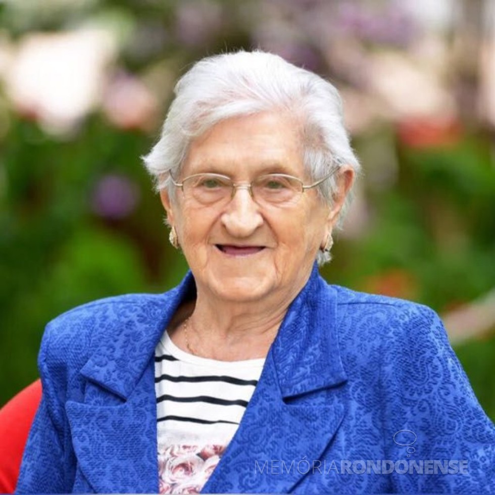 || Toledana Wilma Romilda Sphor Follmann falecida aos 105 anos, em janeiro de 2023.
Imagem: Acervo Tropical Notícias - FOTO 28 -