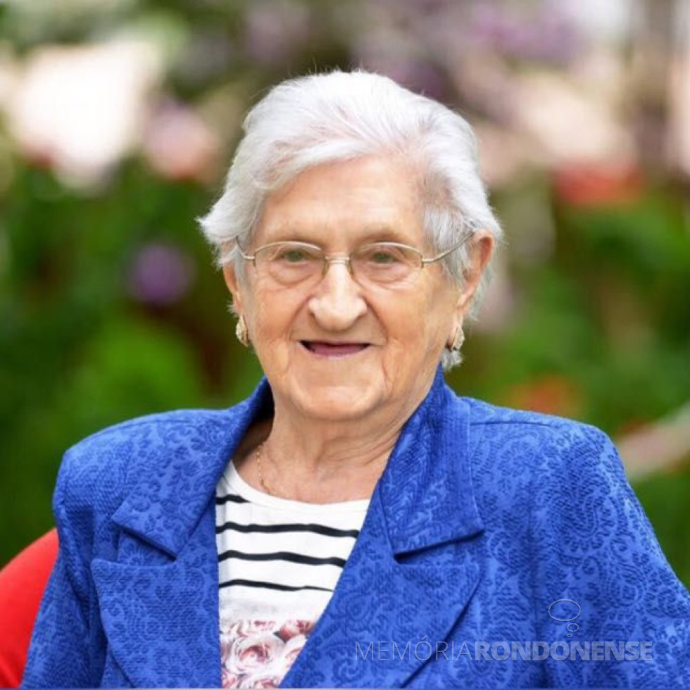 || Toledana Wilma Romilda Sphor Follmann falecida aos 105 anos, em janeiro de 2023.
Imagem: Acervo Tropical Notícias - FOTO 30 -