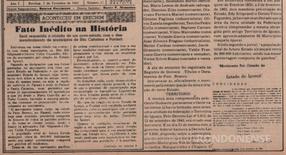 || Destaque (parte final) do jornal rondonense