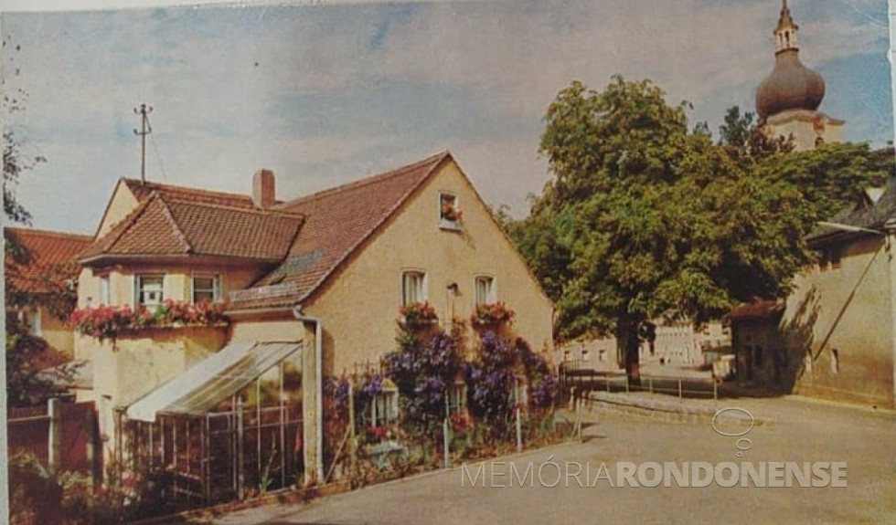 || Casa na cidade de Griesbach, Alemanha, onde nasceu o padre João Werner, em novembro de 1913.
Imagem: Acervo Provincialado Verbo Divino Curitiba - FOTO 13 -