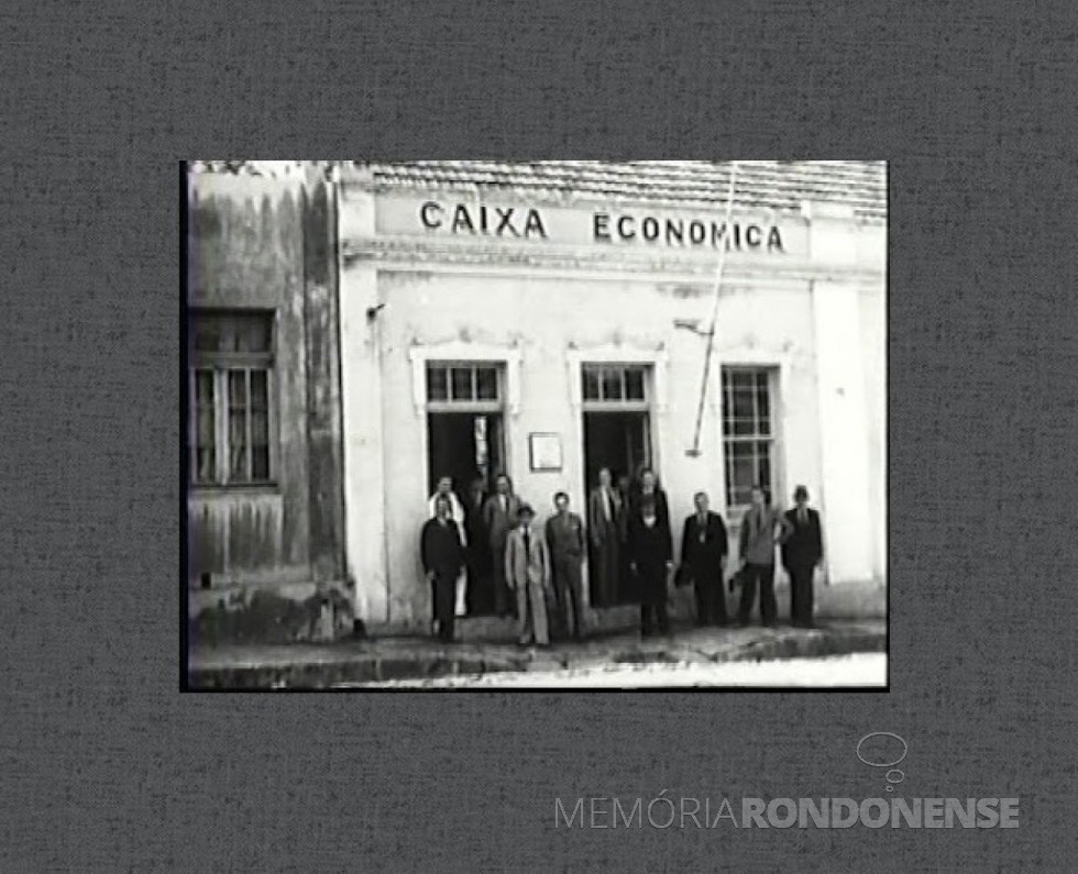 || Primeira agência da Caixa Econômica Federal na cidade do Rio de Janeiro.
Imagem: Acervo