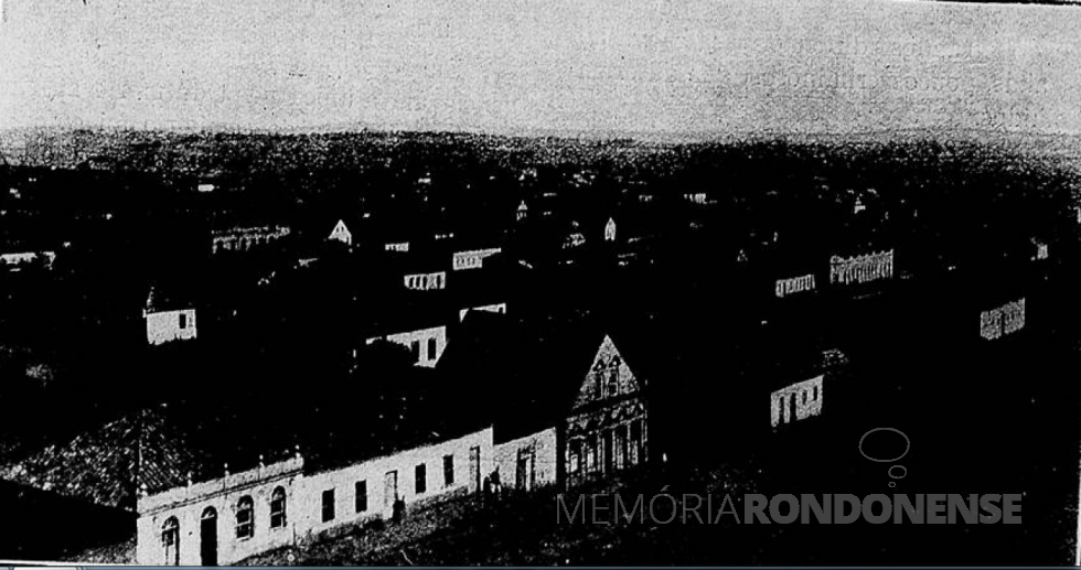 || Vista da cidade paranaense de Guarapuava na metade do século 19, quando era a sede municipal do maior município da província do Paraná.
Imagem: Acervo Biblioteca Nacional Digital - FOTO 2 - 