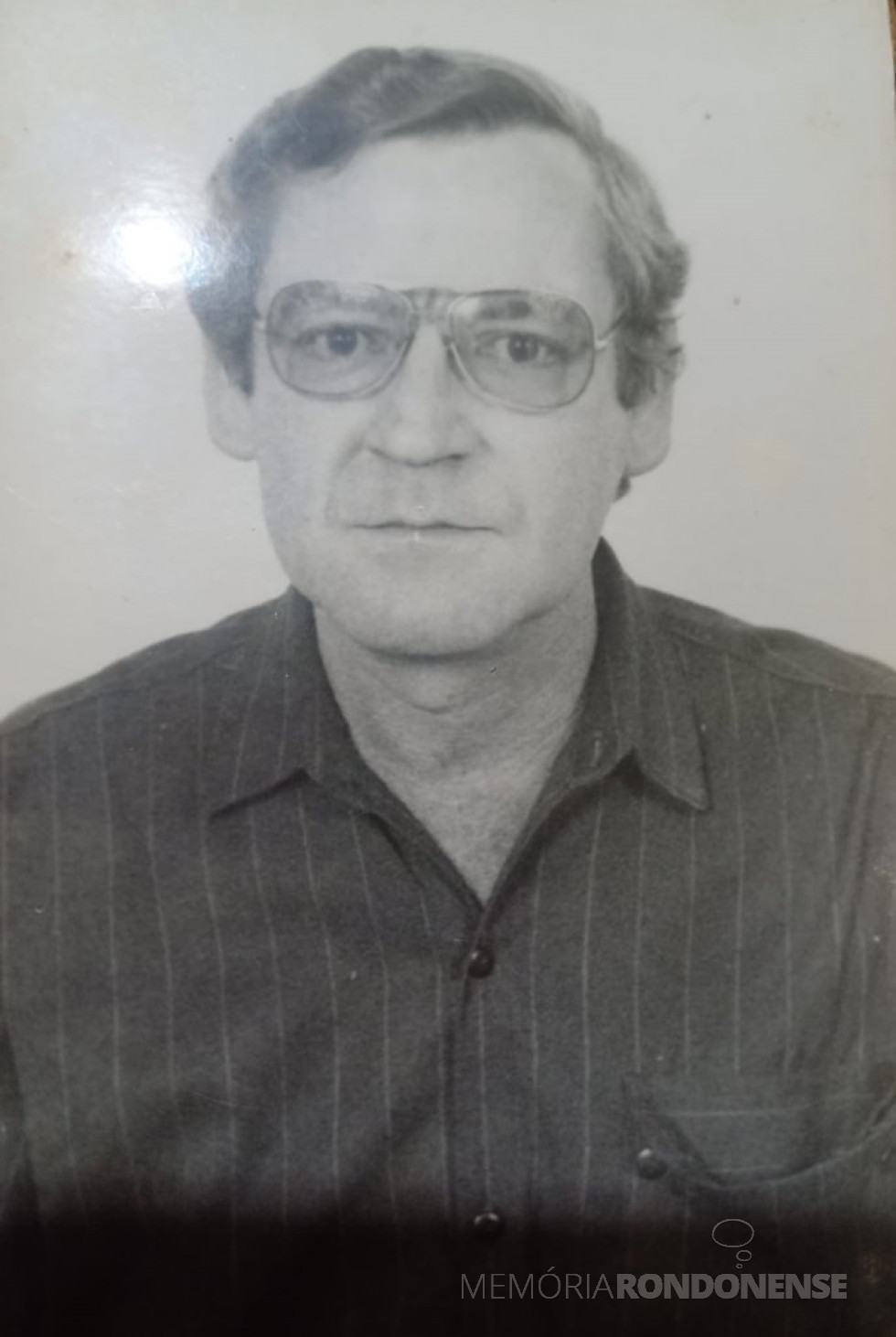 || Empresário rondonense Waldemar Dahmer, falecido em fevereiro de 1997.
Imagem Acervo Pessoal - FOTO 10 -