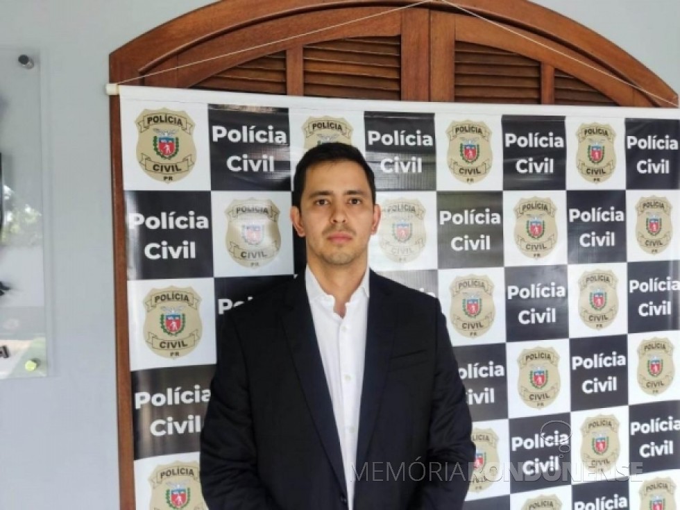 || Delegado Julio Krueger que assumiu a Delegacia de Polícia de Marechal Cândido Rondon, em fevereiro de 2023.
Imagem: Acervo Tribuna do Oeste - FOTO 27 - 