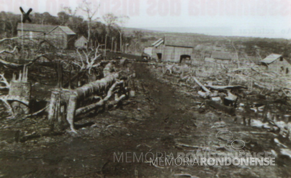 || Início da cidade de Toledo, em 1946. Imagem: Acervo Revista Cristo Rei, ed. 245 - FOTO  4 -