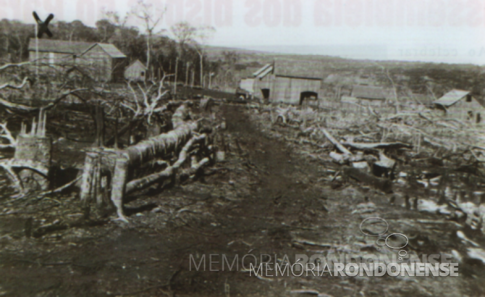 || Início da cidade de Toledo, em 1946. Imagem: Acervo Revista Cristo Rei, ed. 245 - FOTO 2 -