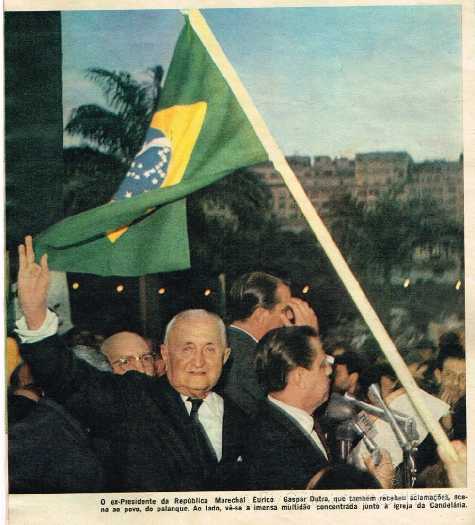 || Ex -presidente Marechal Eurico Gaspar Dutra, que foi 16º Presidente do Brasil,  na 