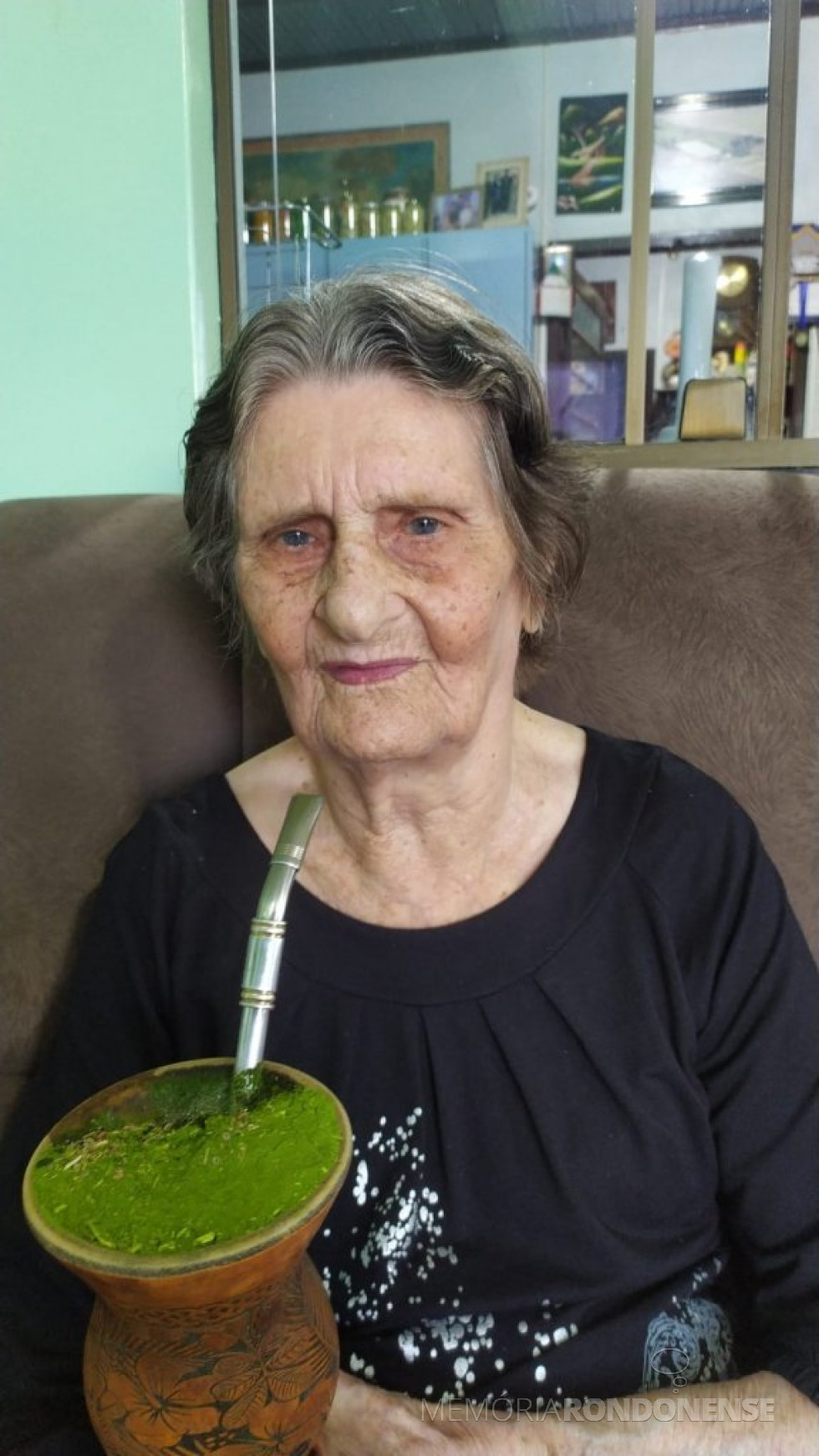 || Pioneira rondonense Luzinda (nascida Kemper) Welter, falecida em maio de 2023.
Imagem: Ana Maria Welter Adams - FOTO 13 -