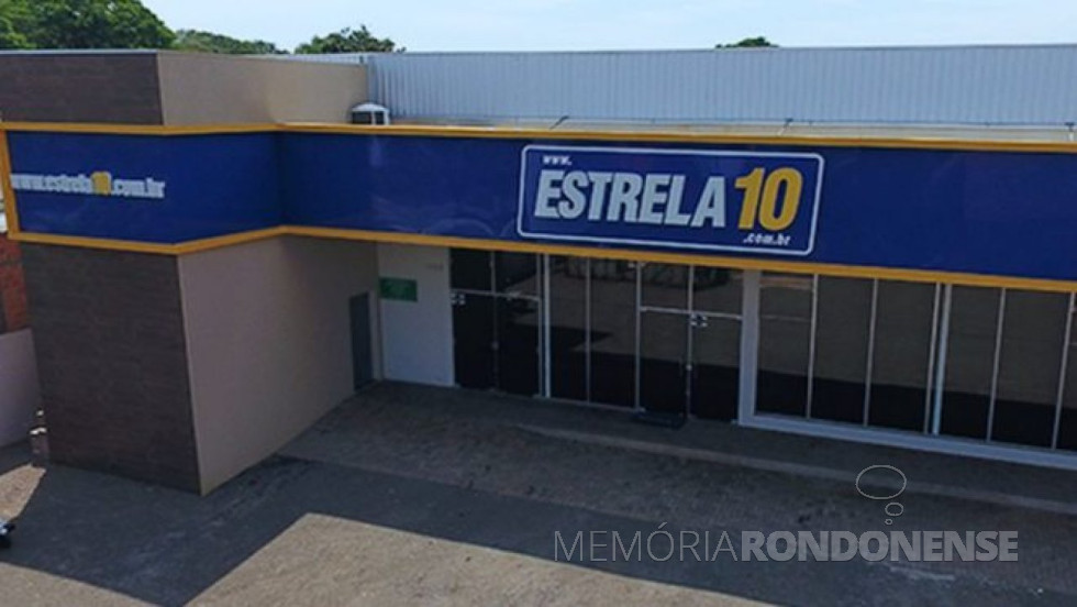 || Fachada da loja Estrela 10 na cidade de Marechal Cândido Rondon, à Avenida Maripá 1390, desativada em maio de 2023.
Imagem: Acervo O Presente On-line - FOTO 12 -